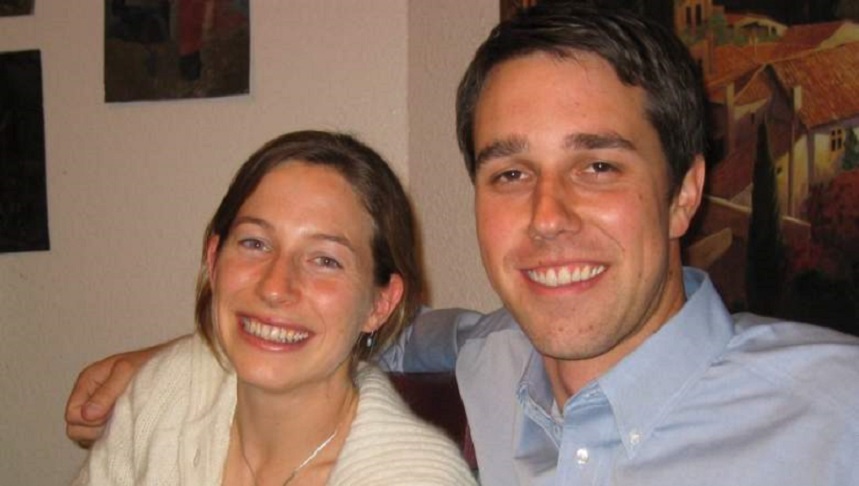 Amy Sanders and Beto O'Rourke